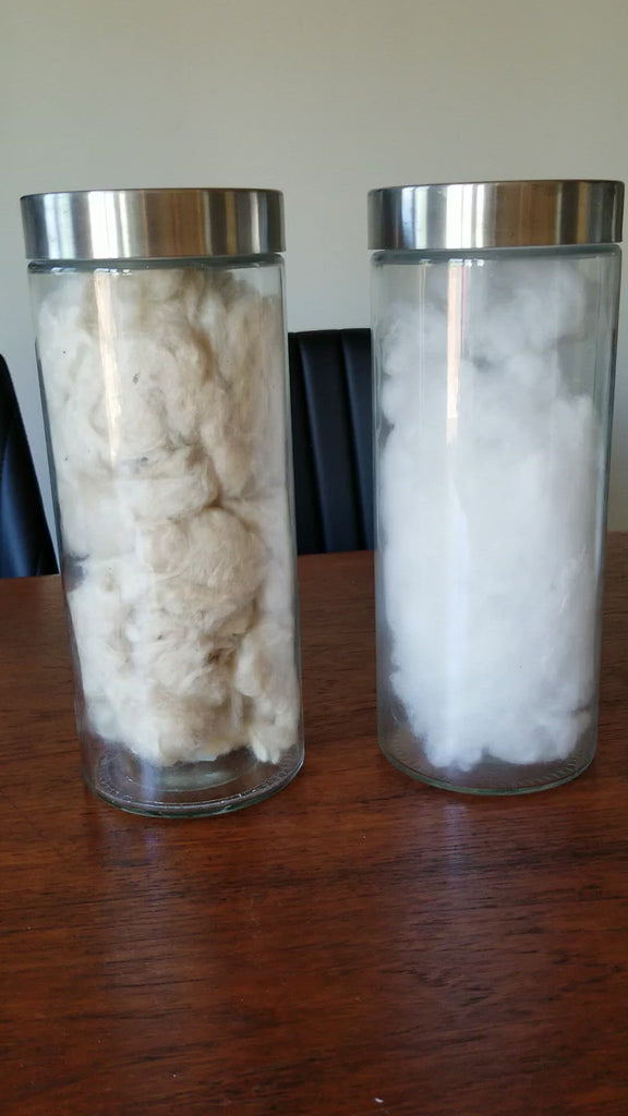 Kapok Compared To Polyester